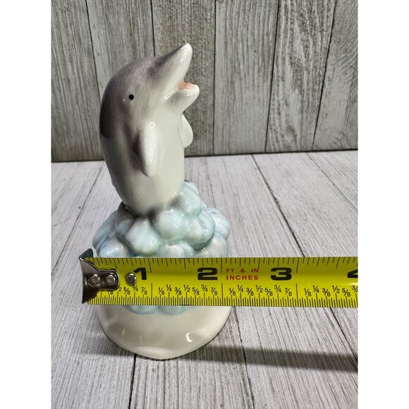 Vtg S. S. Seabreeze Dolphin Bell Ceramic Glazed Home Decor 4.5'' Tall Agiftcorp - Picture 7 of 7